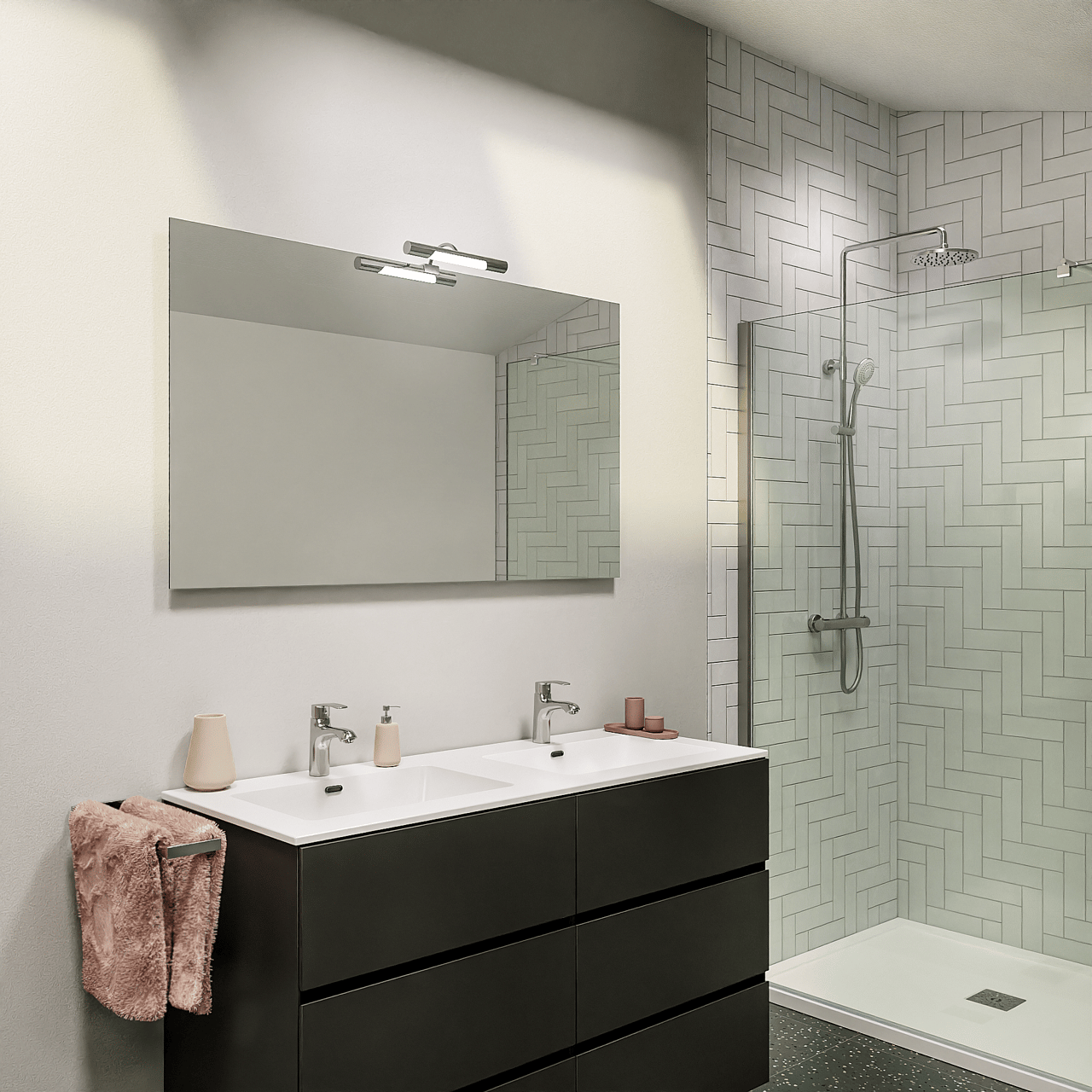 Storke Soto miroir rectangulaire 130 x 75 cm