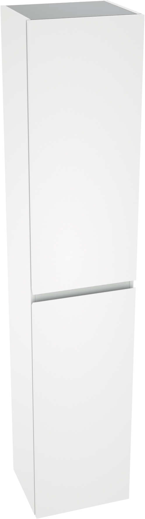 Linie Lado colonne salle de bains suspendue blanc mat 35 x 30 x 170 cm