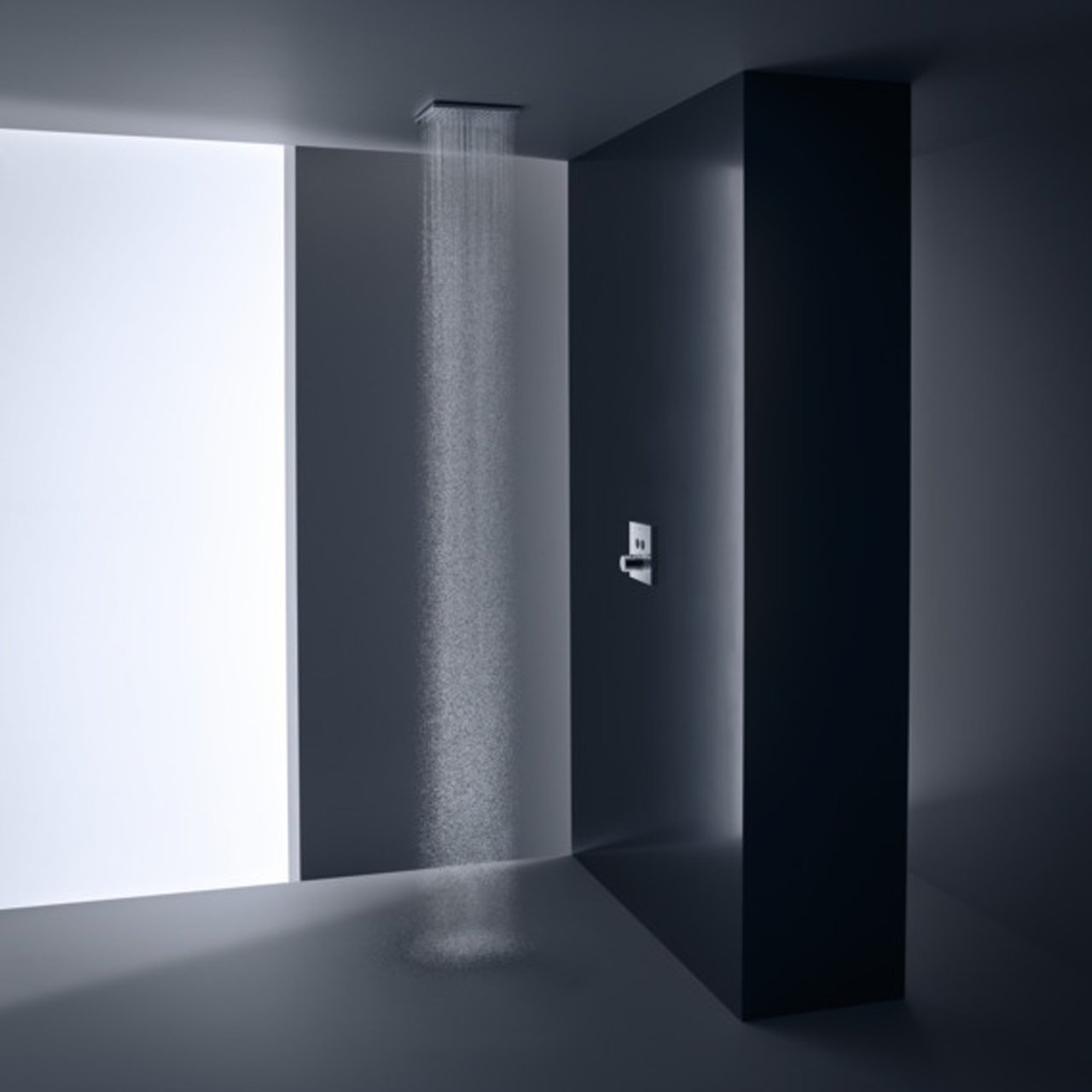 Axor Showerselect Square Unterputz Thermostat-Duscharmatur: für 2 Verbraucher, Chrom glänzend