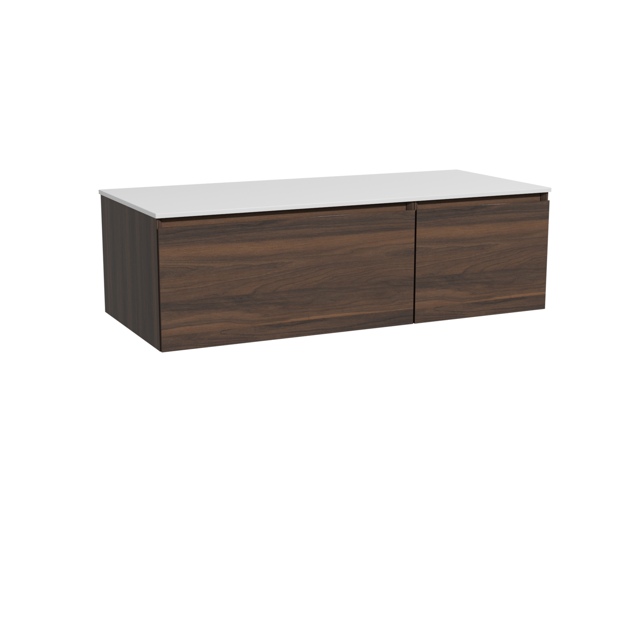 Storke Edge meuble salle de bains avec tablette pour vasques Tavola