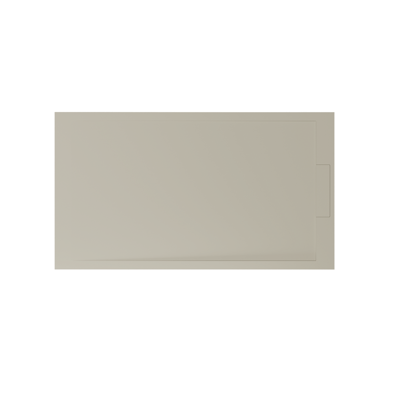 Balmani Andes douchebak 160 x 90 cm top solid zijdegrijs