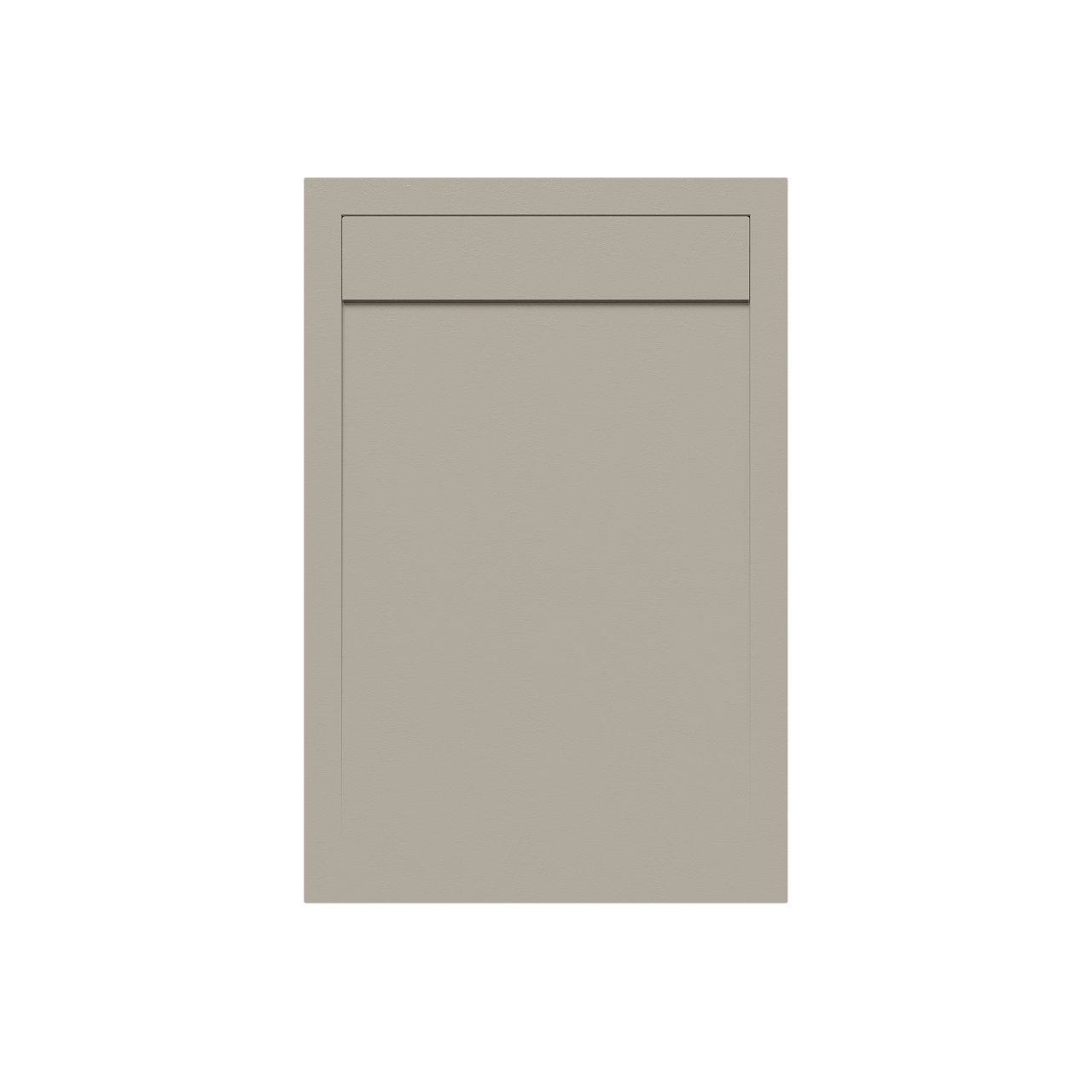 Luca Varess Dandy receveur de douche 120 x 80 cm marbre composite Soie grise mat structure rock