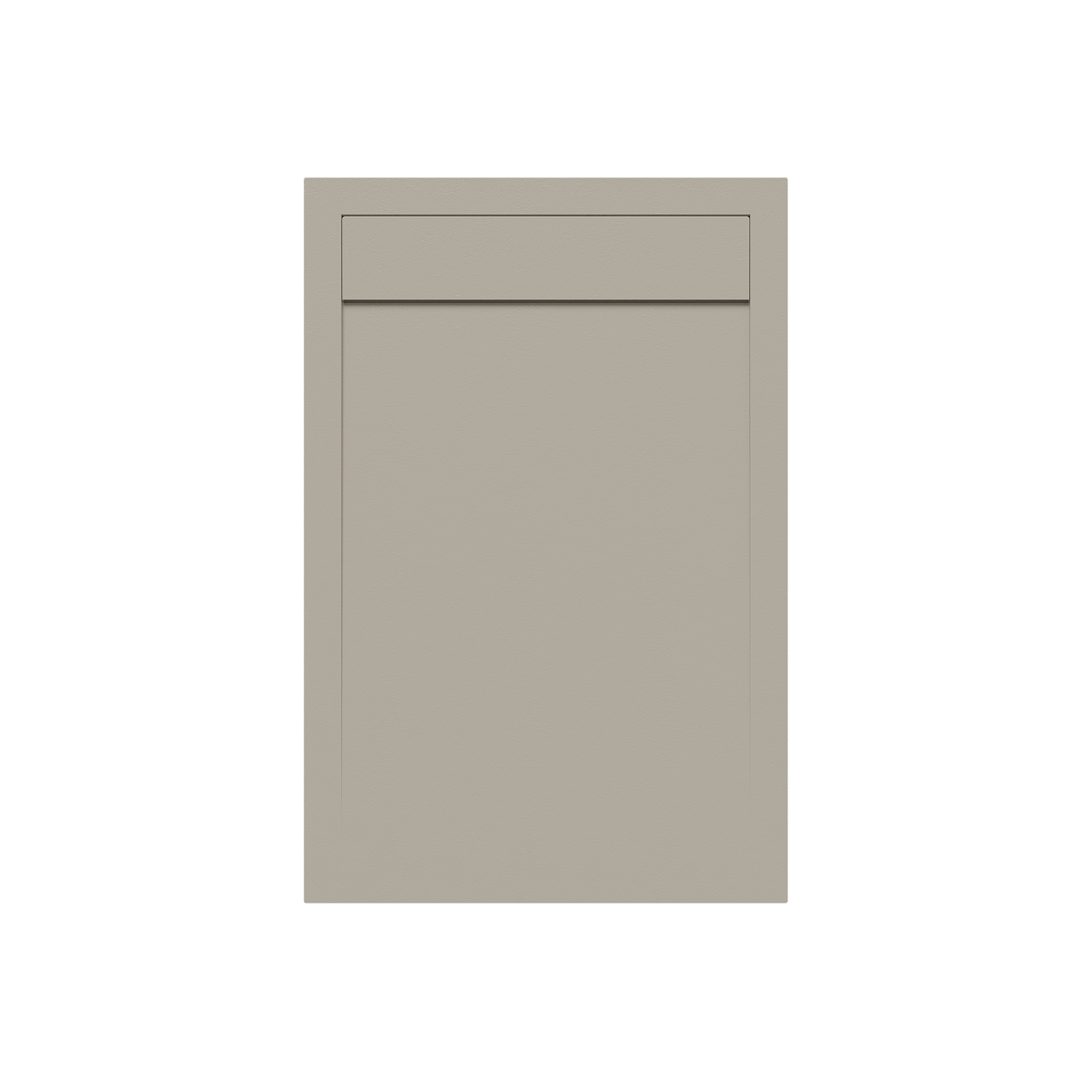 Luca Varess Dandy receveur de douche 120 x 80 cm marbre composite Soie grise mat structure rock