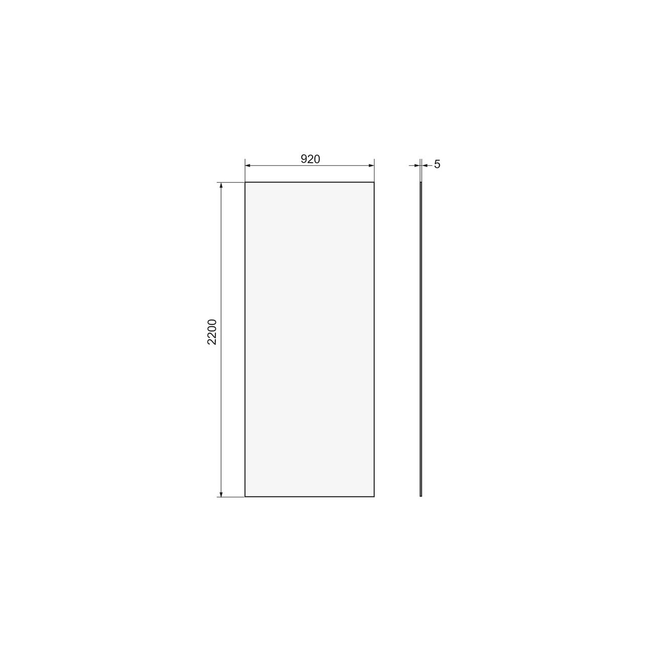 Linie Wall panneaux muraux de douche 140 x 90 x 220 cm acrylique blanc brillant
