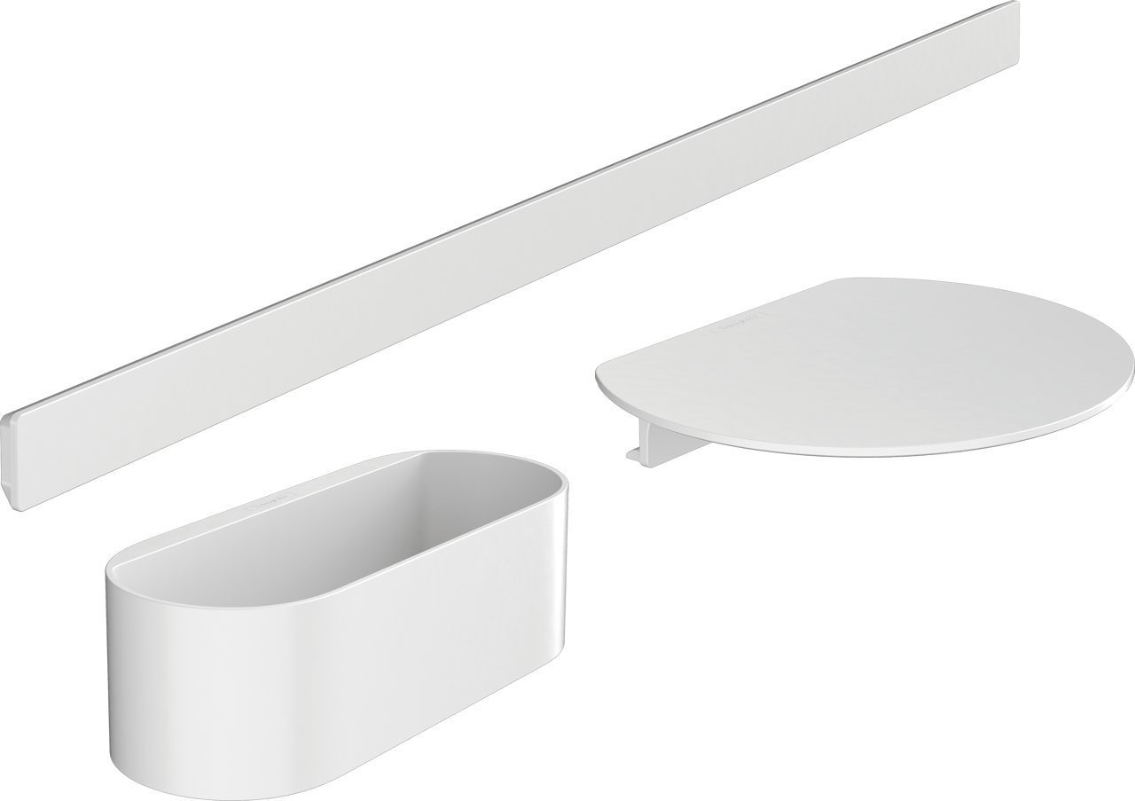 Hansgrohe WallStoris badkamer accessoire set Mat Wit