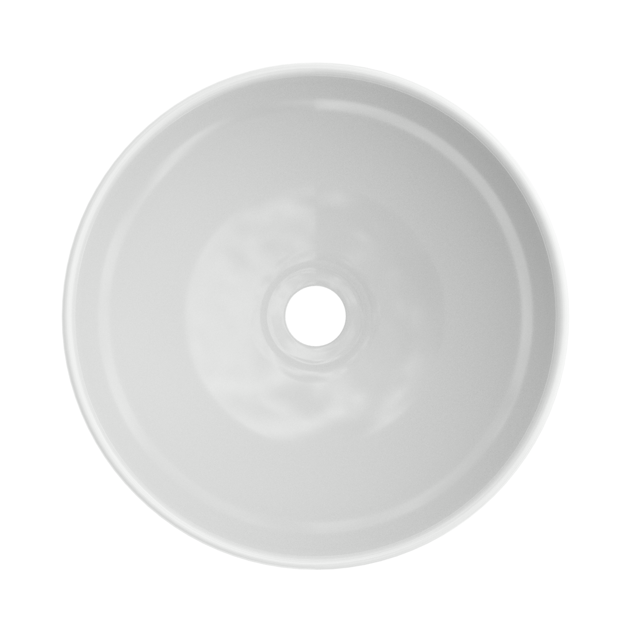 Linie Lavo waskom Glanzend Witte porselein rond Ø 32 cm