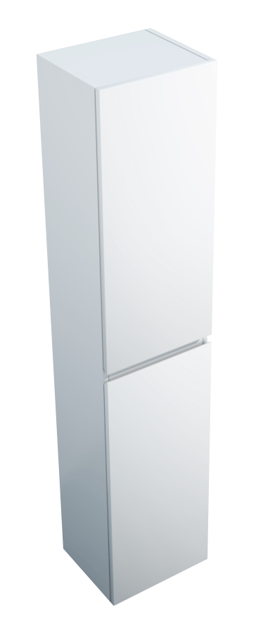 Storke Delta colonne salle de bains suspendue blanc brillant 35 x 30 x 165 cm