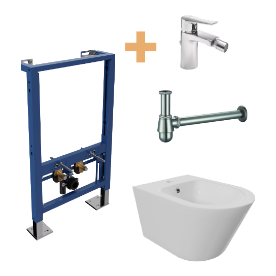 Pack WC promo Luca Varess Verna avec bidet Calibro