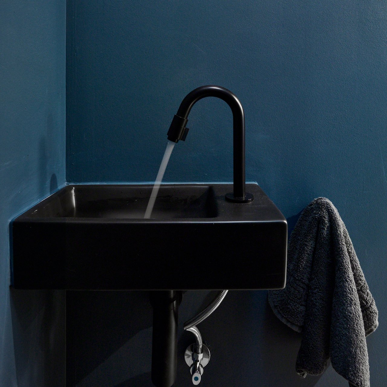 Blaufoss Ottawa robinet de lave-mains Noir Mat