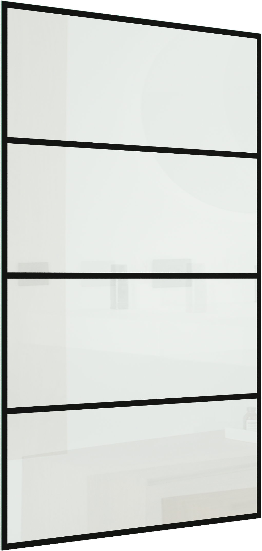 Linie Walk-In douchewand Stripes 116 x 200 cm
