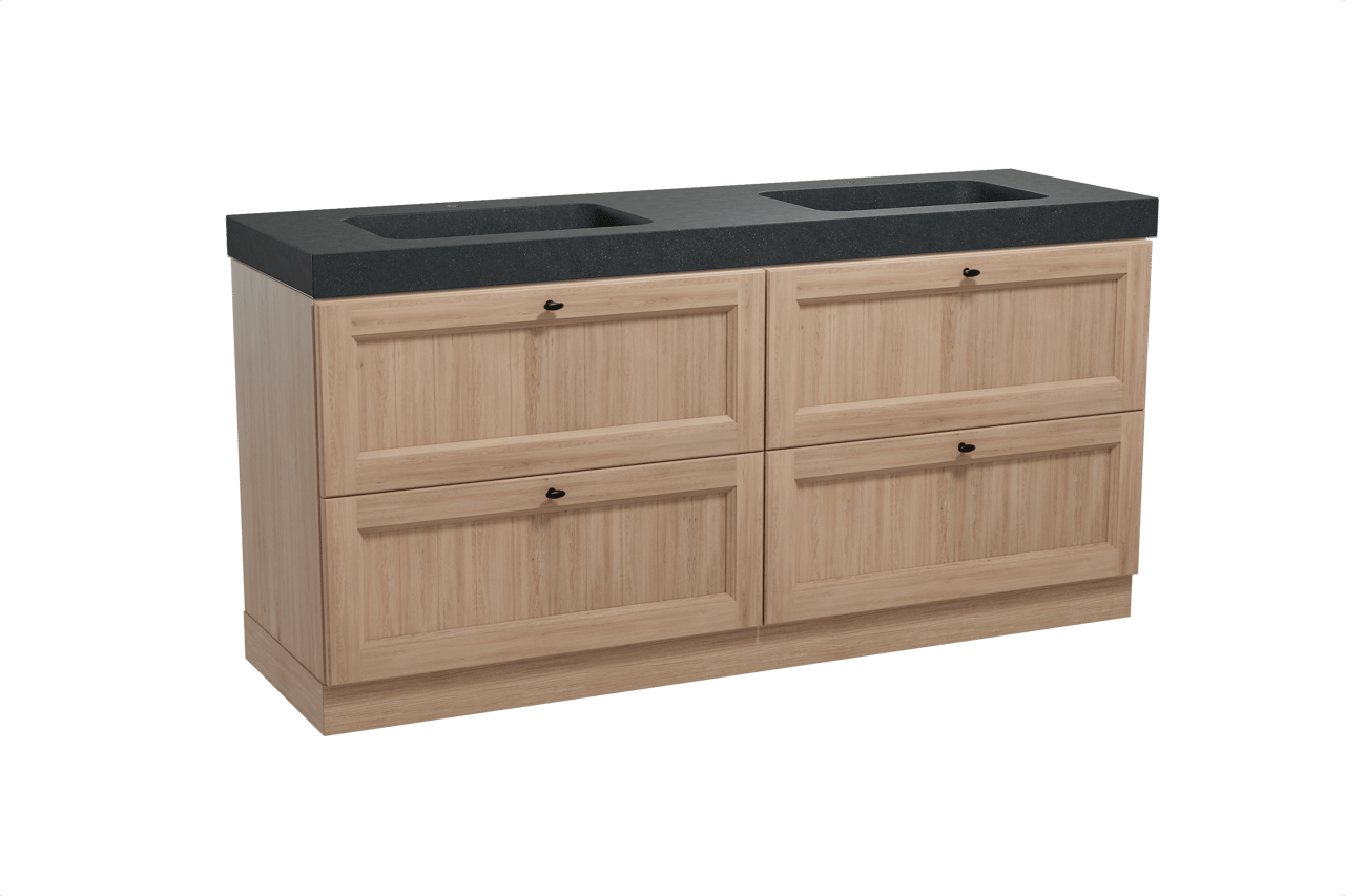 Balmani Lemon Badmöbel Set mit Napoli Waschtisch