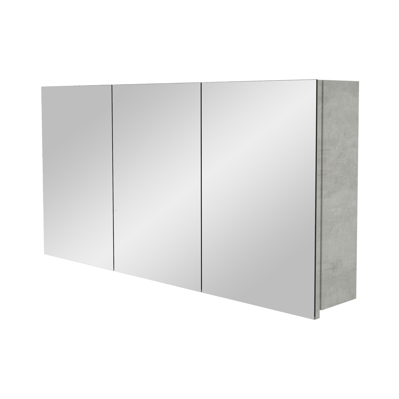 Storke Beta armoire de toilette 120 x 60 cm béton gris argent