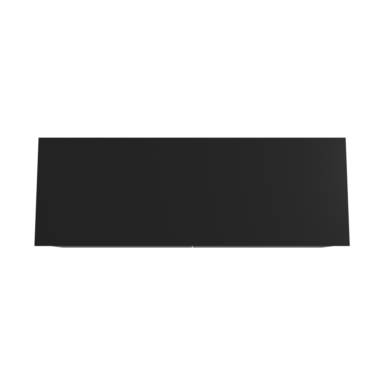 Storke Edge meuble salle de bains suspendu 150 x 52 cm noir mat avec Panton tablette simple ou double en mdf enduit de poudre noir mat