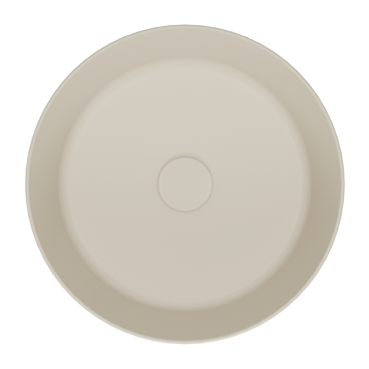 Storke Cona Aufsatzwaschbecken matt sand top solid rund Ø 36 cm