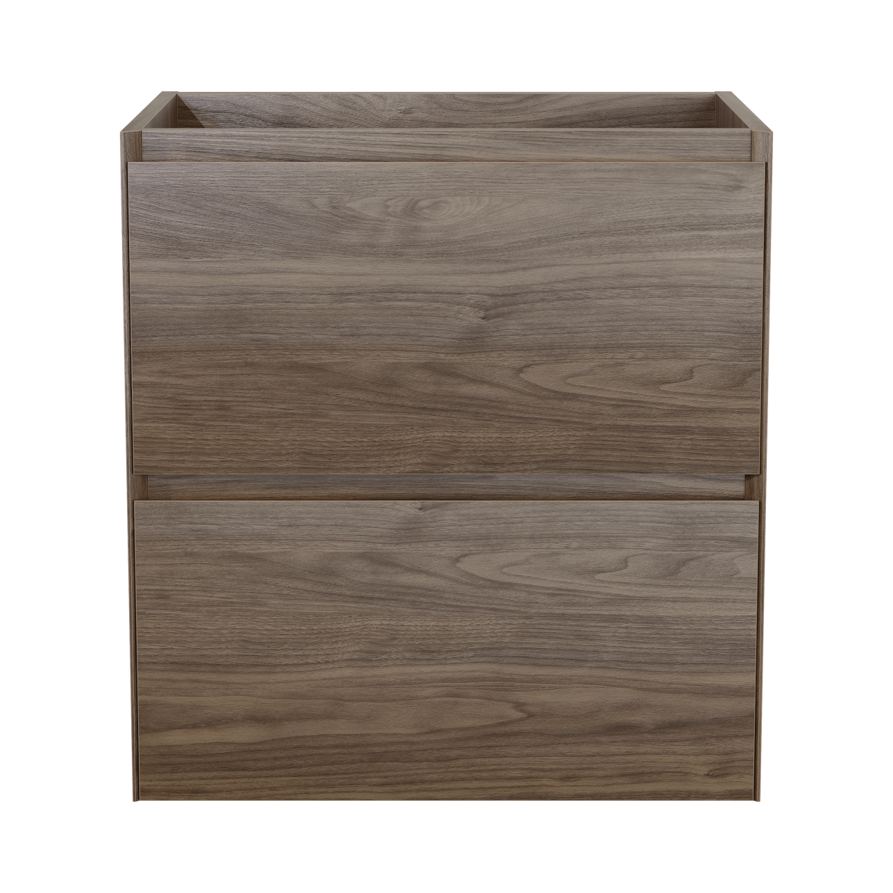 Balmani Mitra Compact zwevend wastafelonderkast 60 x 46 cm amerikaanse notelaar 2 lades