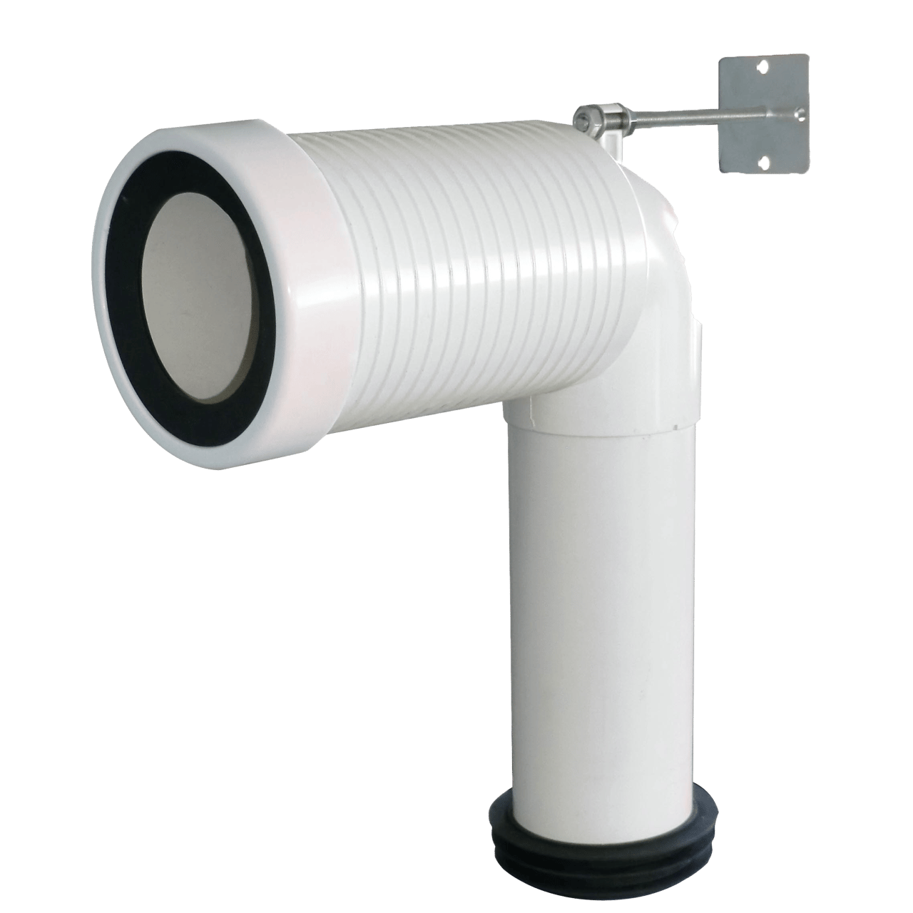 Santeg aansluiting voor staand toilet