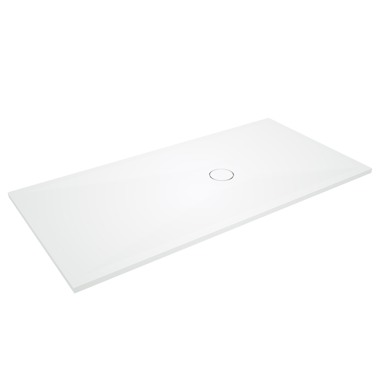 Balmani Lago receveur de douche 180 x 90 cm Solid Surface blanc mat