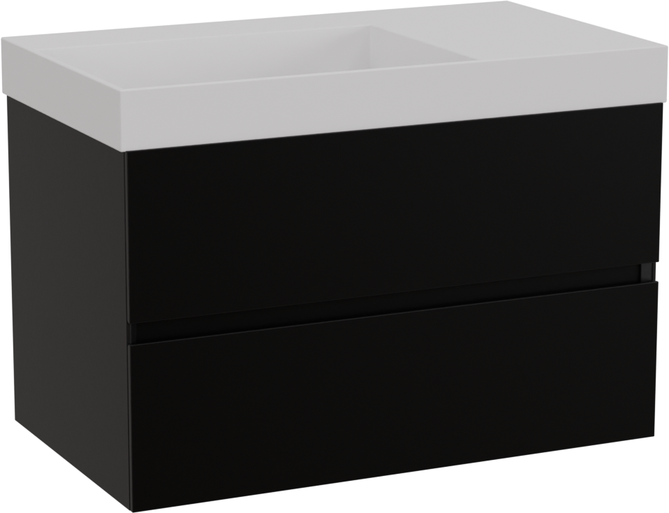 Storke Edge Badmöbel mit Jura Waschtisch