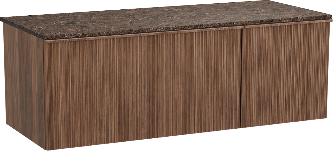 Balmani Forma badkamermeubel met Stretto wastafelblad voor waskom(men)