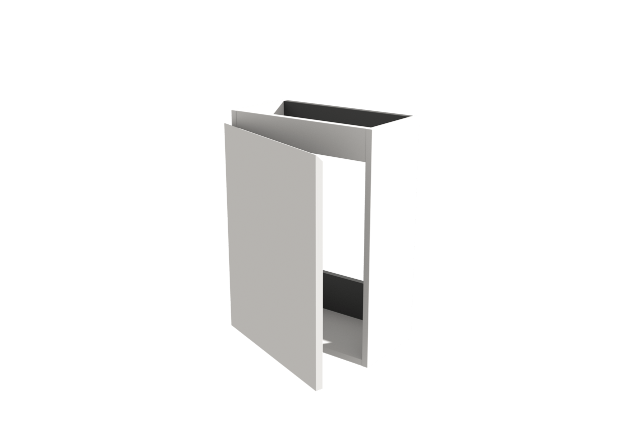 Linie Lado meuble lave-mains suspendu 40 x 21 cm blanc mat