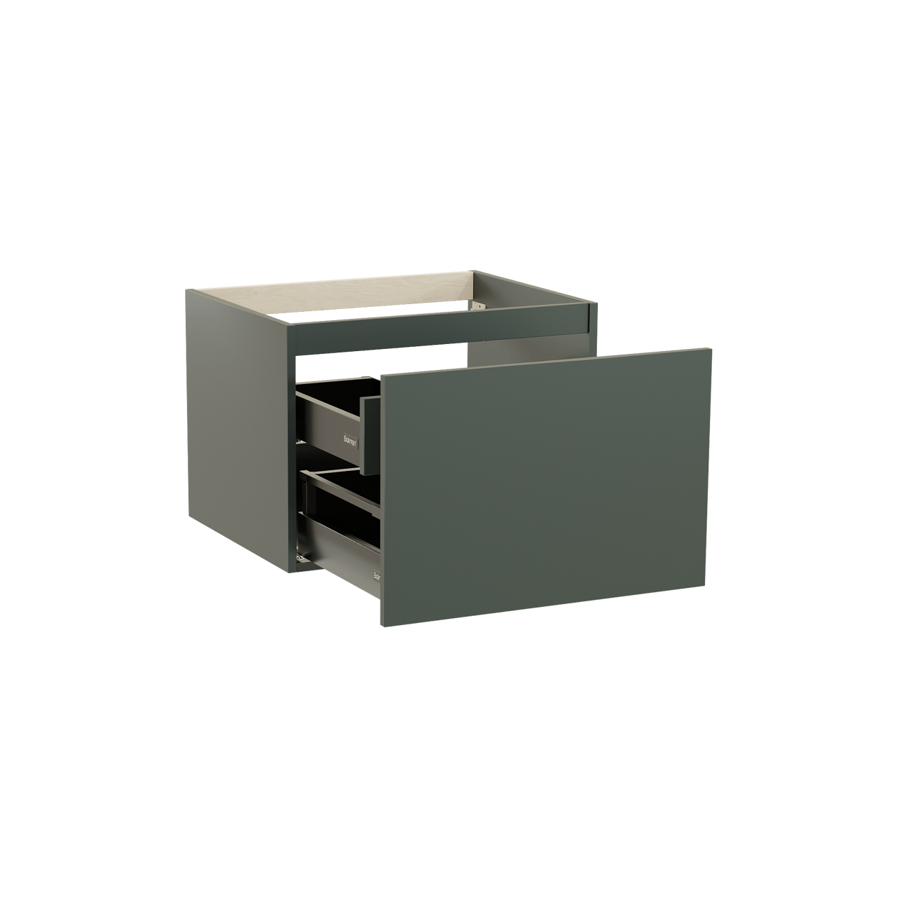 Balmani Sfera zwevende wastafelonderkast 67,5 x 55 cm Forest 2 lades