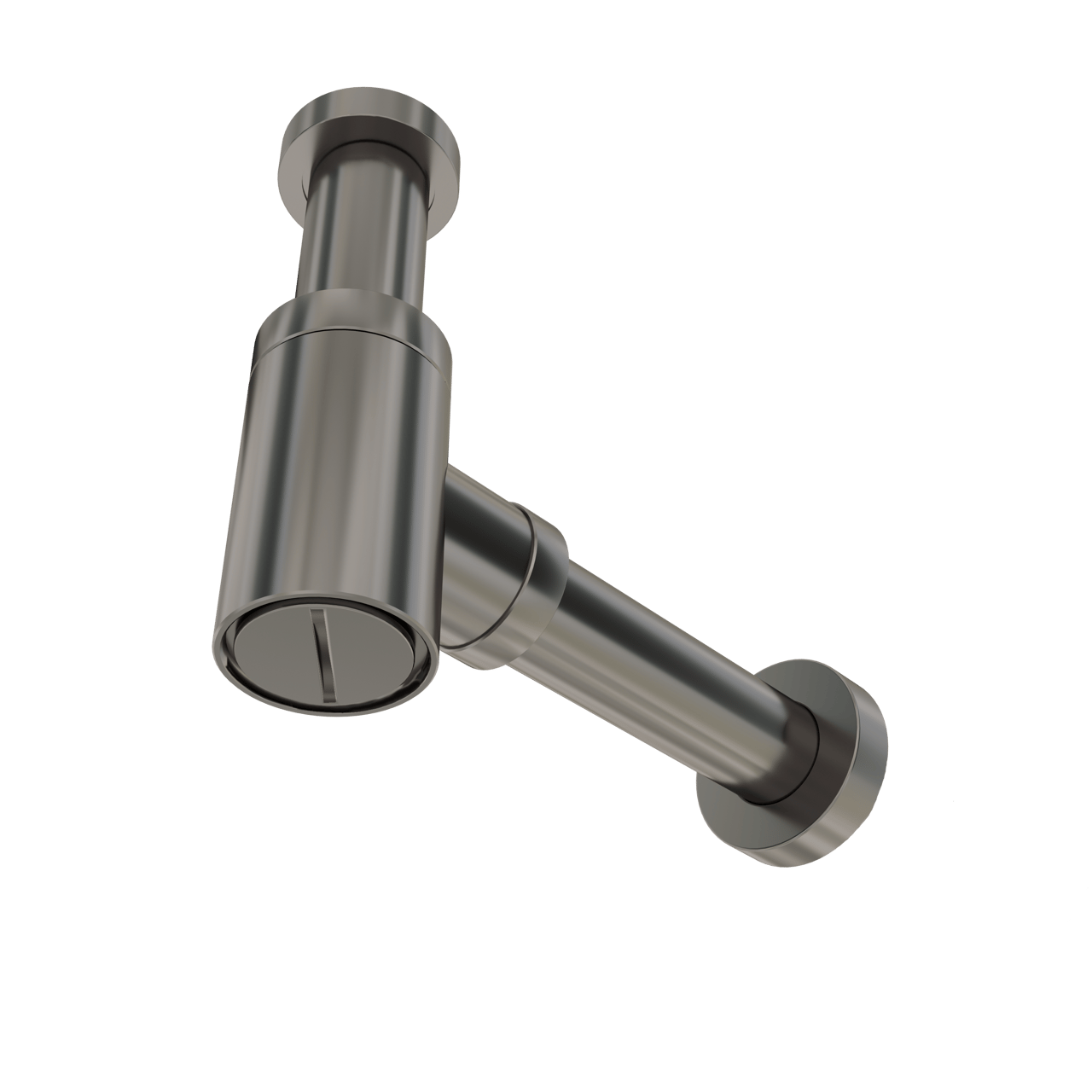 Santeg Styledrain MINI-X Ablauf für Handwaschbecken, Gunmetal gebürstet, 32 mm