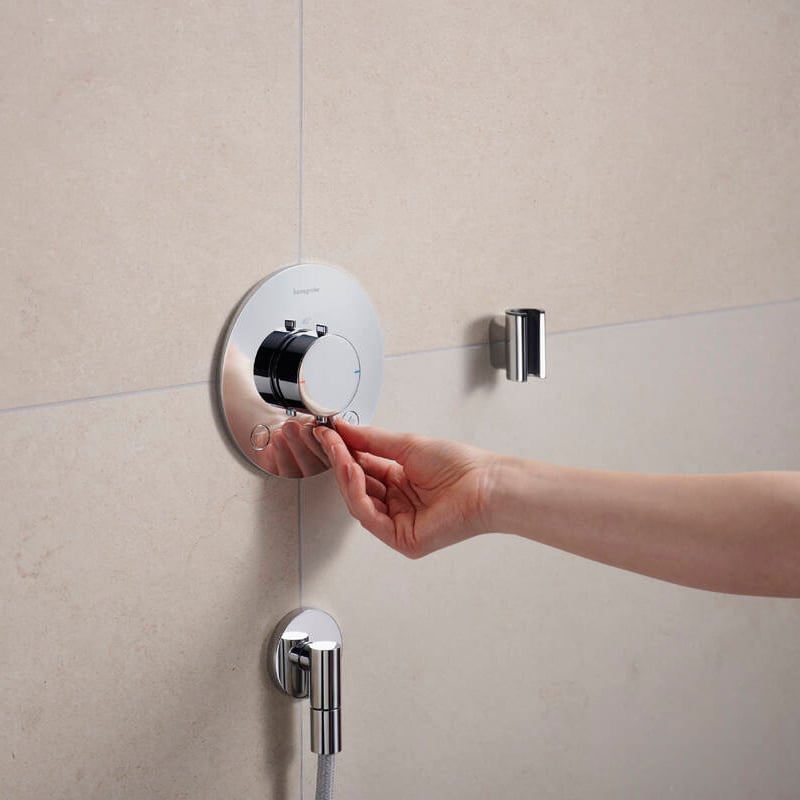 Hansgrohe Ecostat Comfort S inbouw thermostaat 2 uitgangen glanzend chroom
