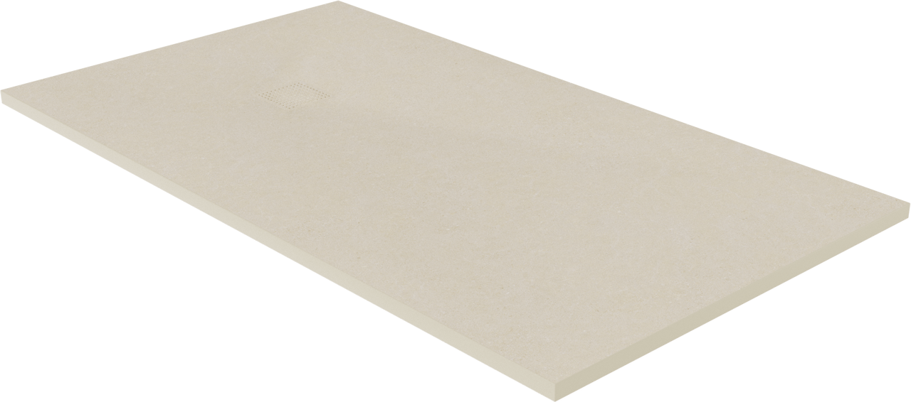 Luca Varess Suite douchebak 160 x 90 cm composietmarmer Dizzy Cream