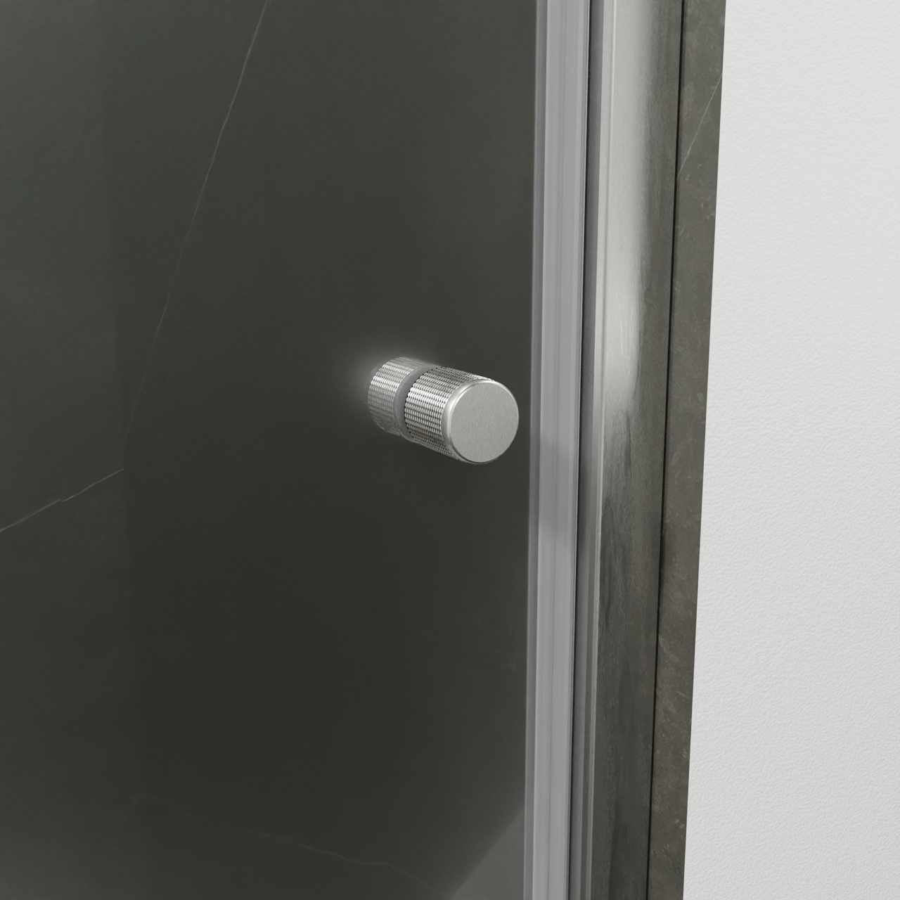 Luca Varess Kuresa douche draaideur 90 x 200 cm helder glas glanzend chroom profiel