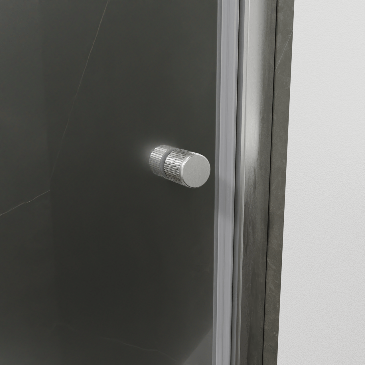 Luca Varess Kuresa douche draaideur 90 x 200 cm helder glas glanzend chroom profiel