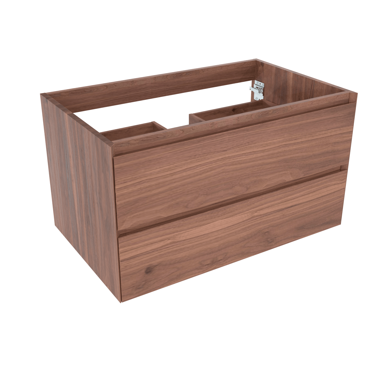 Balmani Mitra meuble sous-lavabo suspendu 90 x 55 cm noyer Américain 2 tiroirs