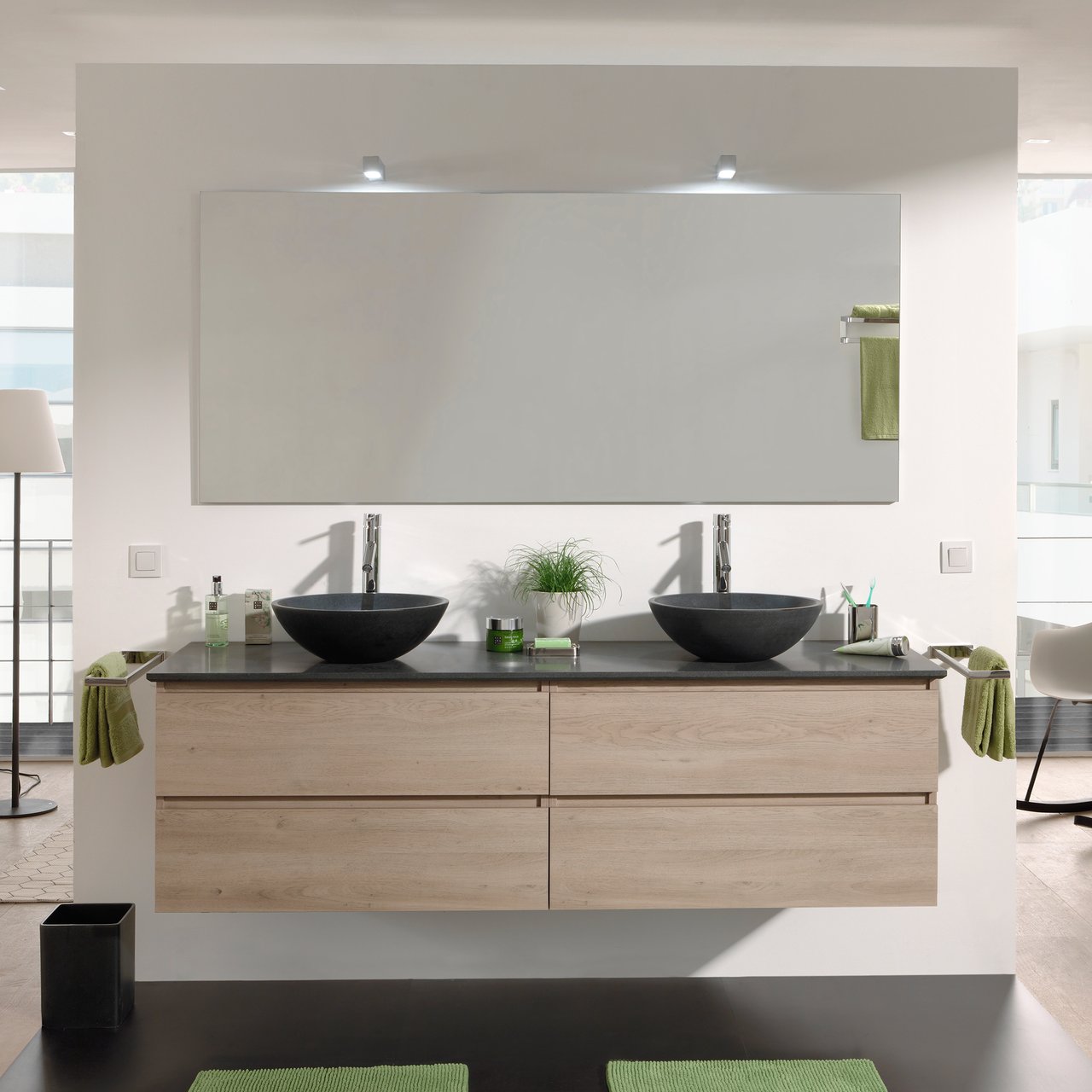 Balmani Zen rechthoekig badkamerspiegel 180 x 78 cm