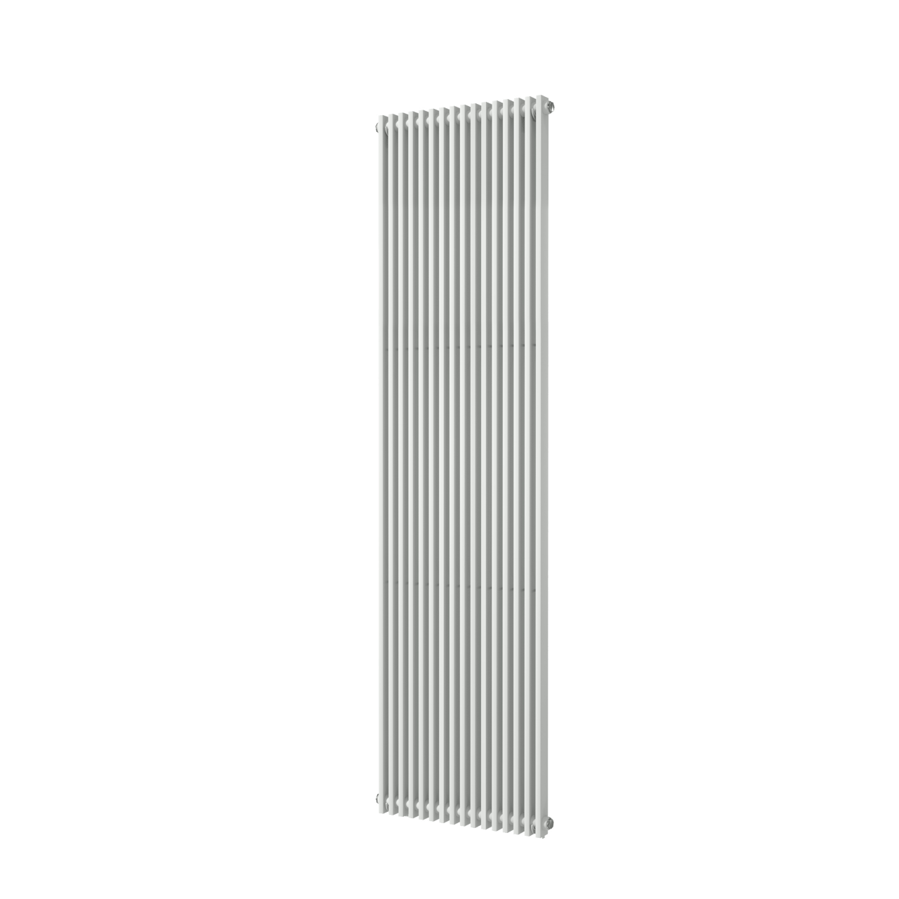 Vipera Corrason enkele badkamerradiator 50 x 180 cm centrale verwarming mat wit zijaansluiting 1.617W