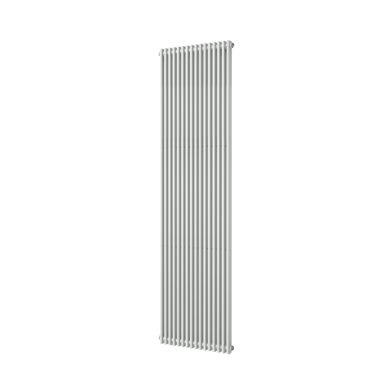 Vipera Corrason enkele badkamerradiator 50 x 180 cm centrale verwarming mat wit zijaansluiting 1.617W