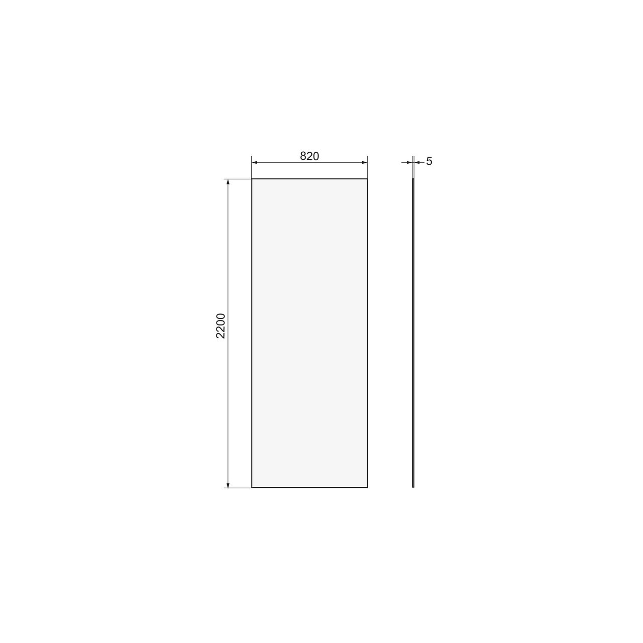 Luca Varess Silk panneaux muraux de douche avec profil d'angle 80 x 80 x 220 cm acrylique blanc mat