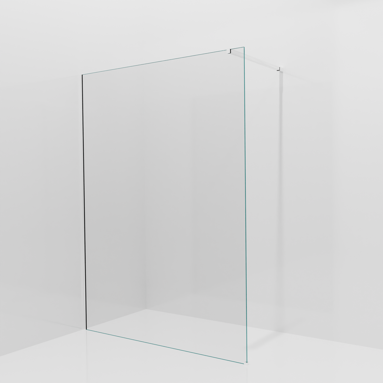 Balmani Modular inloopdouche: 150 x 200 cm, Helder glas met coating, Hoogglans chroom profielen