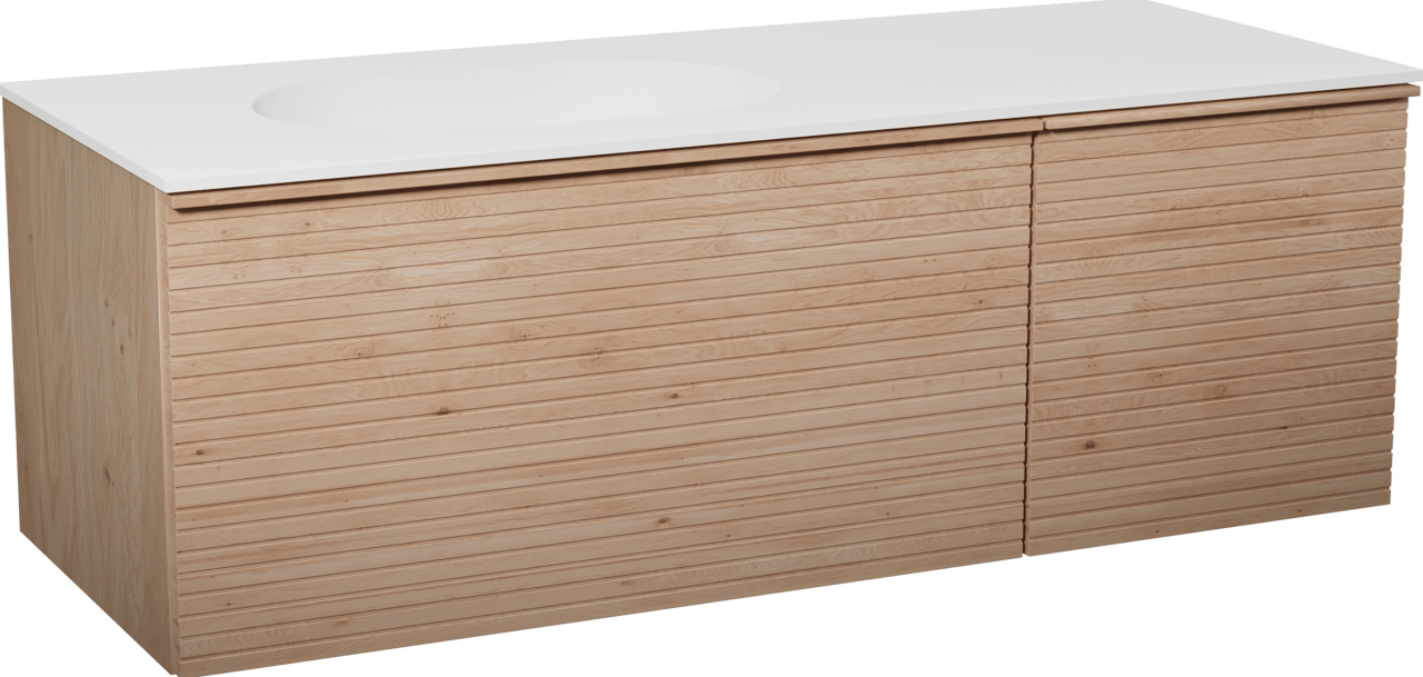 Balmani Forma meuble salle de bains avec lavabo Tablo Oval