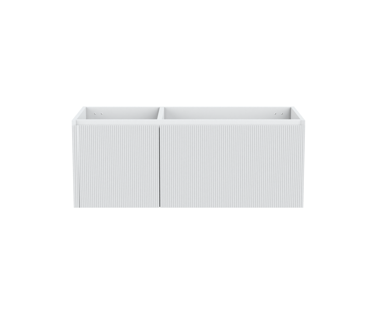 Balmani Fila zwevende wastafelonderkast 120 x 55 cm asymmetrisch rechts mat wit 4 lades