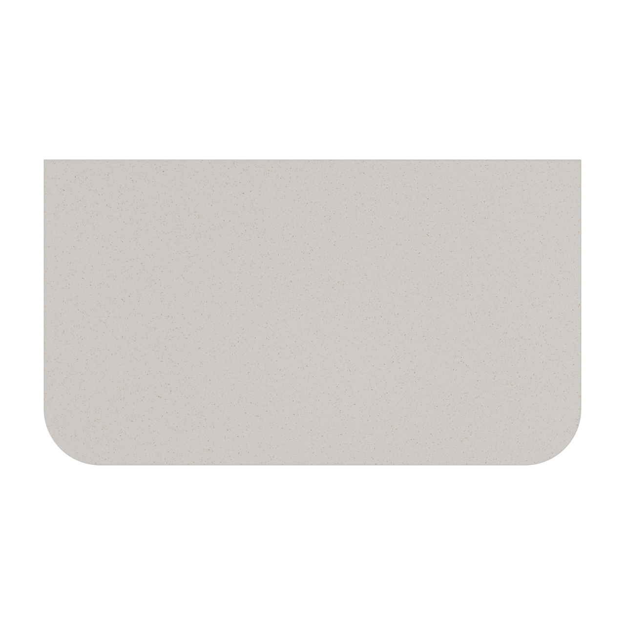Storke Tavola Soft enkel wastafelblad beige granita solid surface 80 x 46 cm