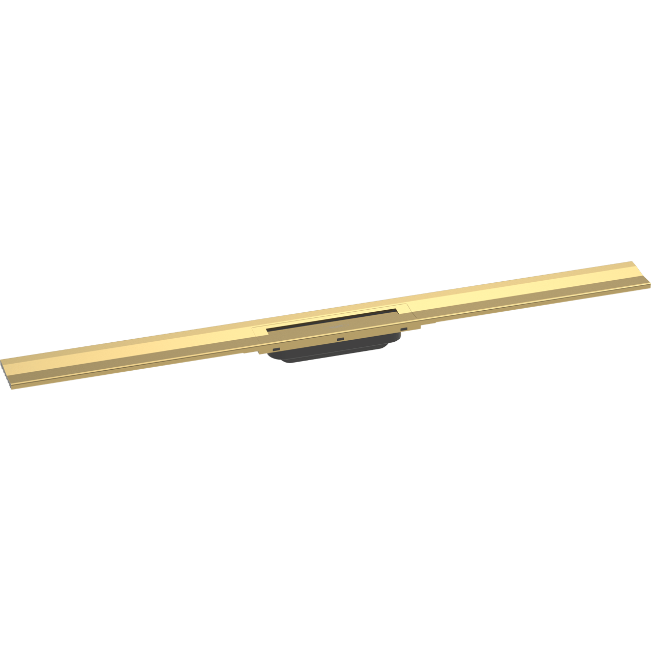Hansgrohe RainDrain Flex caniveau de douche découpable montage mural 100cm Polished Gold Optic
