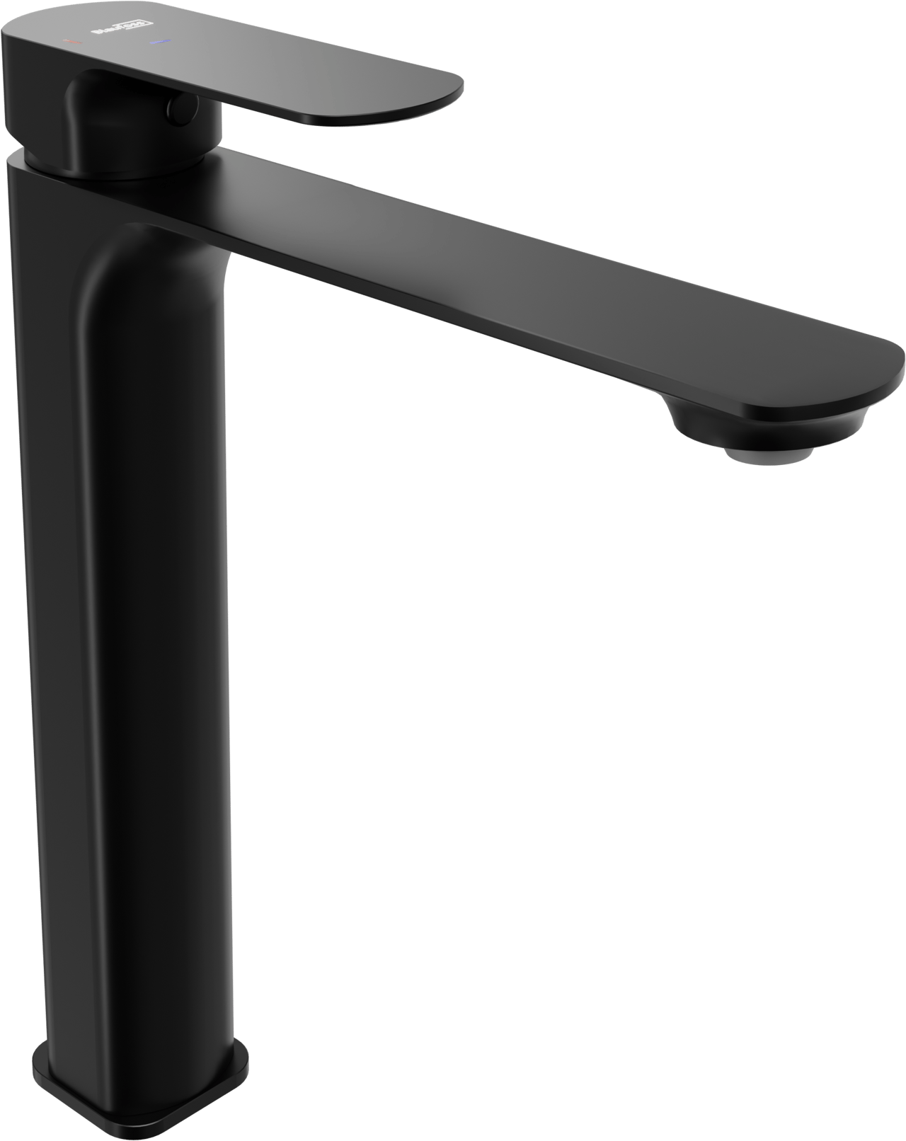 Blaufoss Bodan robinet de lavabo réhaussé noir mat