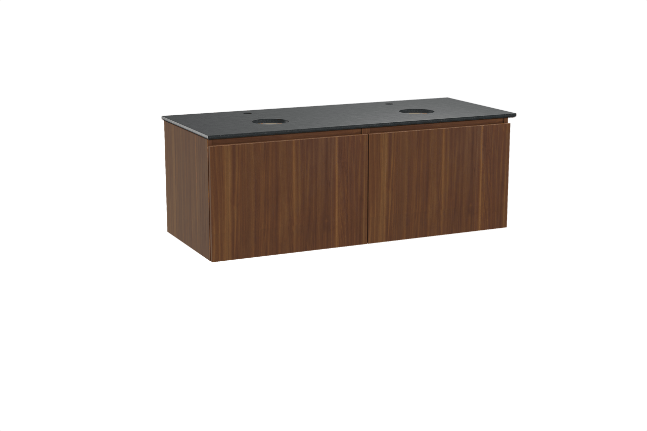 Balmani Sfera Badmöbel Set mit Facetta Waschtischplatte für Aufsatzwaschbecken