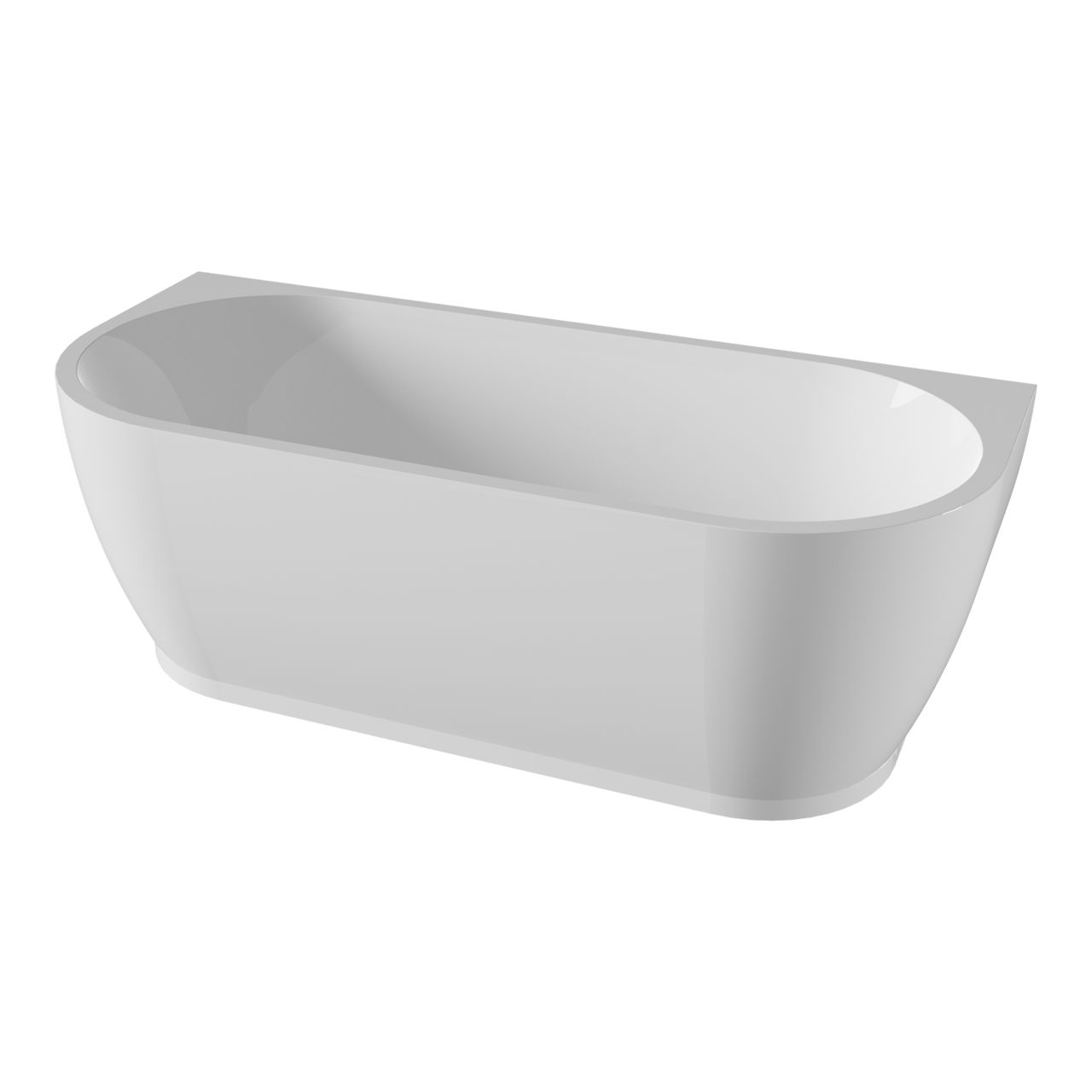 Linie Paulo halb freistehende Badewanne