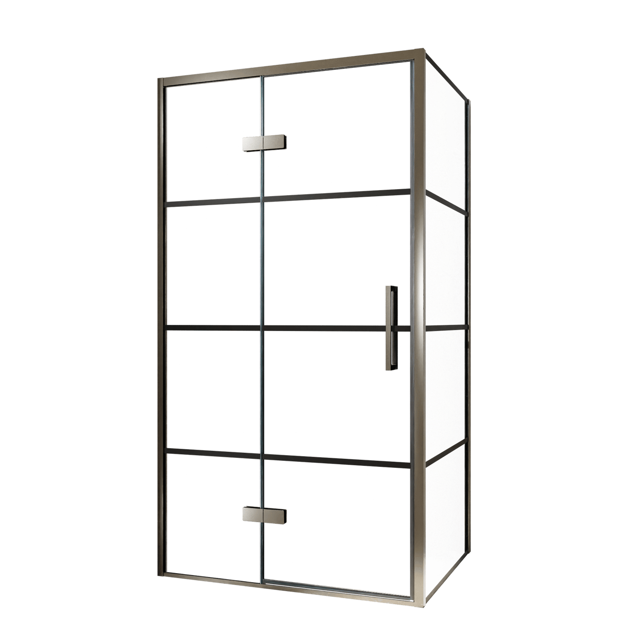 Balmani Senses Design Eckdusche mit Drehtür