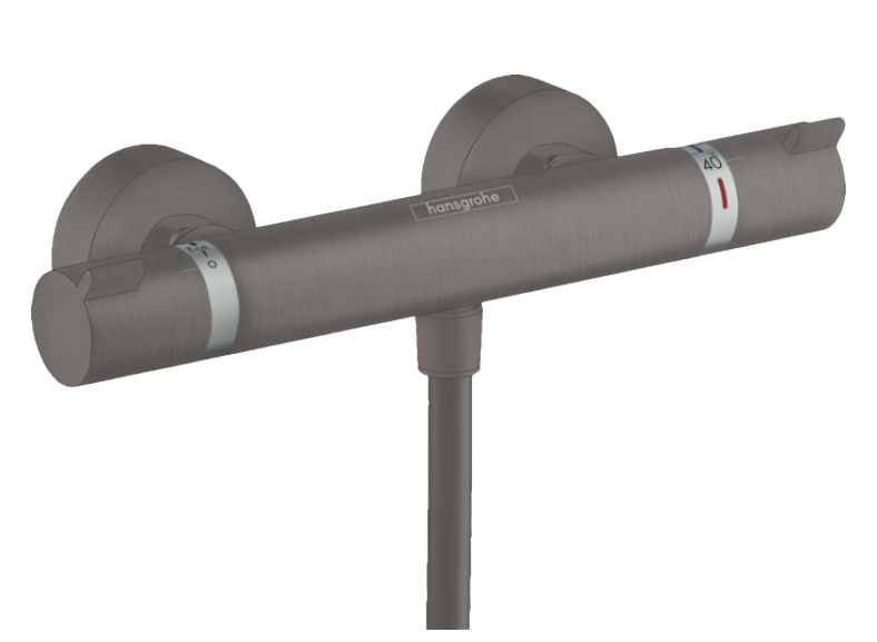 Hansgrohe Ecostat Comfort thermostatische kraan douchekraan Brushed Black Chrome