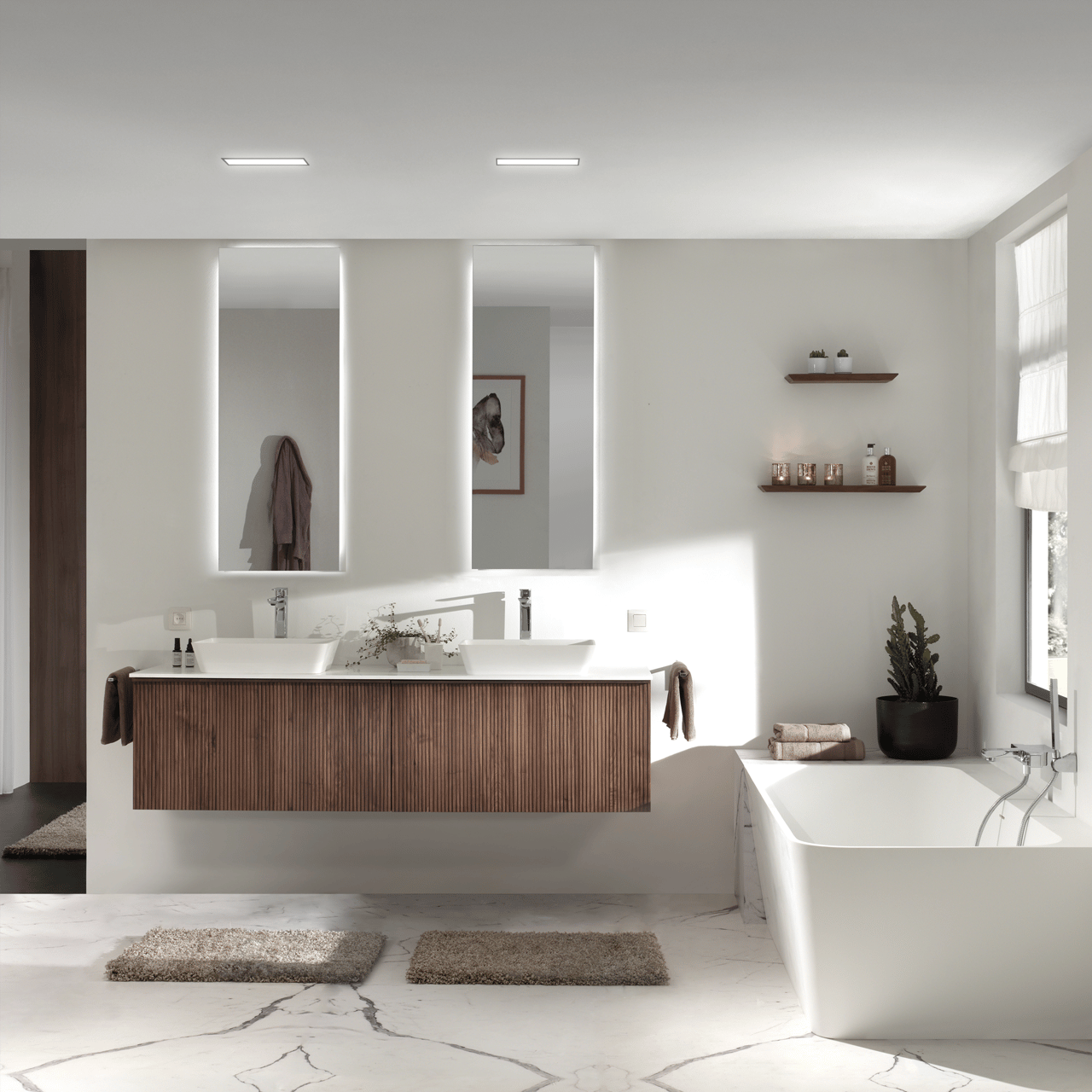 Blaufoss Noma handdoekhouder chroom 41cm