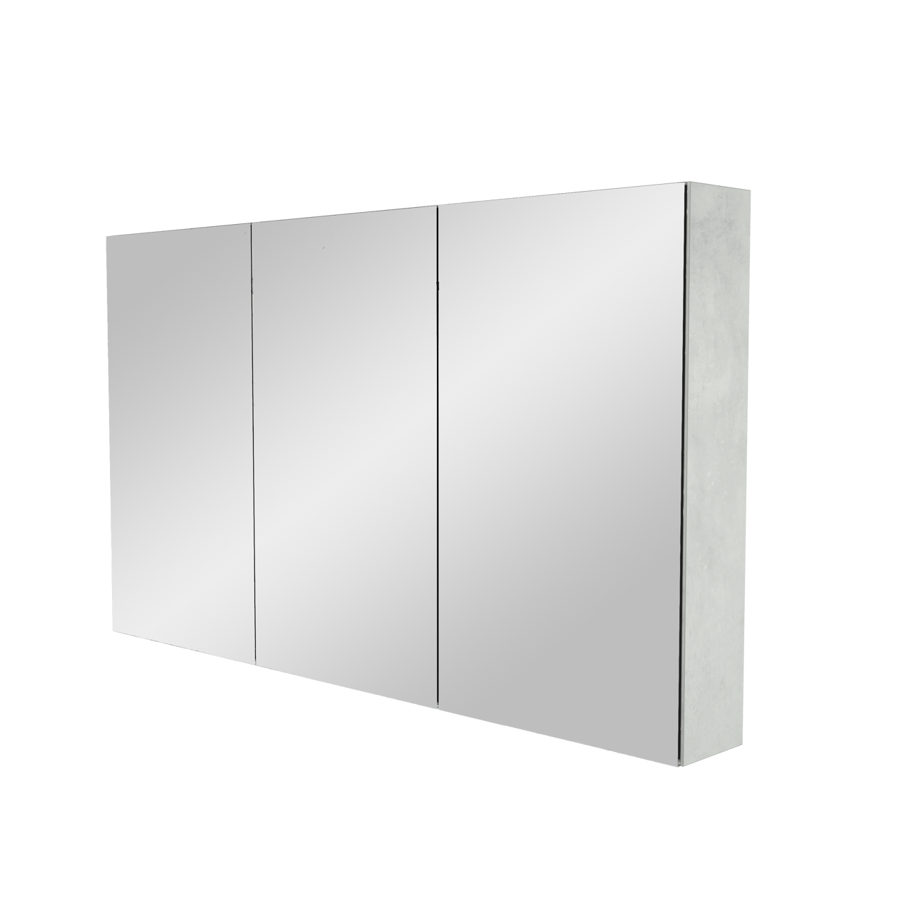 Storke Reflecta spiegelkast 130 x 75 cm beton zilvergrijs