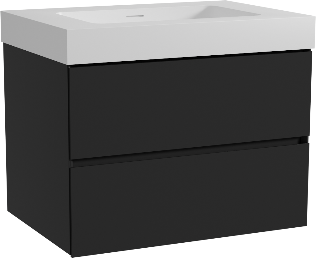 Storke Edge badkamermeubel met Mata High wastafel