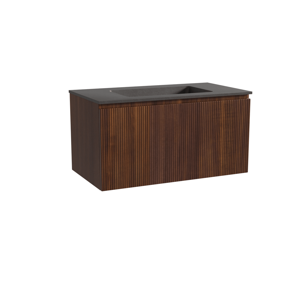 Storke Ribs meuble salle de bains avec lavabo Scuro