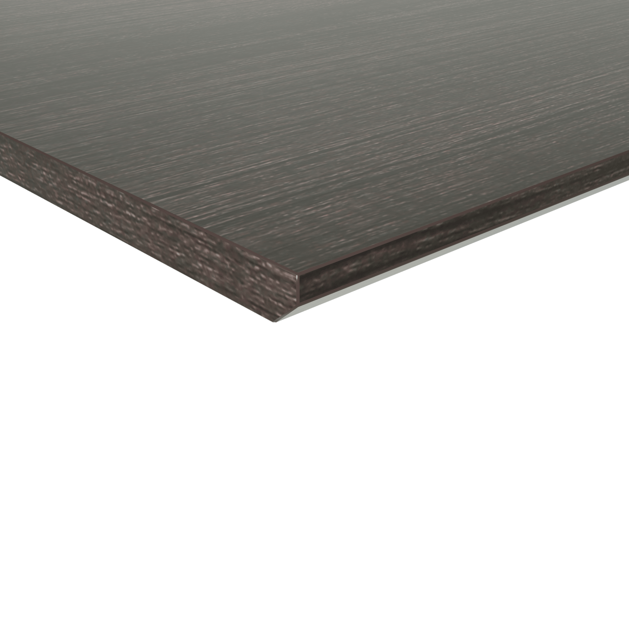 Storke Edge tablette simple mélaminé chêne foncé 105 x 52 cm